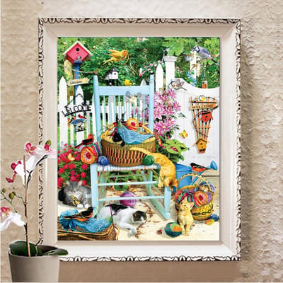 Diamond Painting Handgemaakte Cadeau Borduurmozaïek Animal Home Decor Diamond Art Full Square 20X30CM