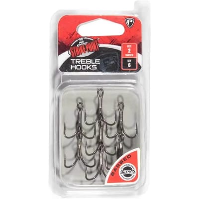Fox Rage Strike Point Treble Hooks (6 pcs) - Maat : 2