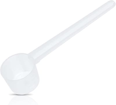 Dailygoods- Maatlepels 5g - Maatlepel Set - Transparant - Hoogwaardig Kunststof - Schaalverdeling 2g/3g/4g - Totale Lengte 11 cm