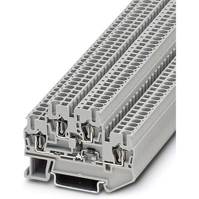 Phoenix Contact 3031584 Componentenserieklem 5.2 mm Spanveer Grijs 50 stuk(s)