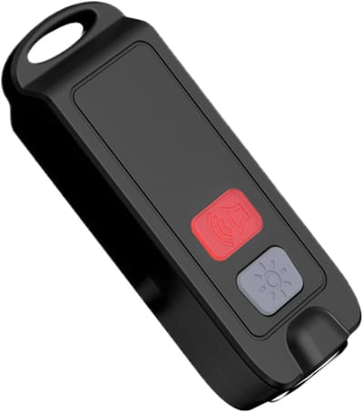 Persoonlijk Alarm - Veiligheidssleutelhanger - Extra Veiligheid - Luid Geluid - 7.1 x 8 x 1.8 cm - Zwart