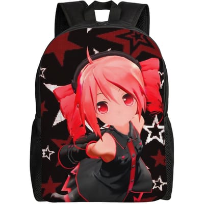 Kasane Teto Anime Vocaloid Meisje Coole Rugzak Sport Student Wandelen Reizen Dagrugzak voor Mannen Vrouwen College Schoudertas