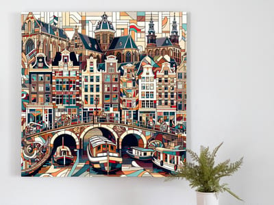 Kunstprint | Wanddecoratie | Dibond | 50 × 50 cm