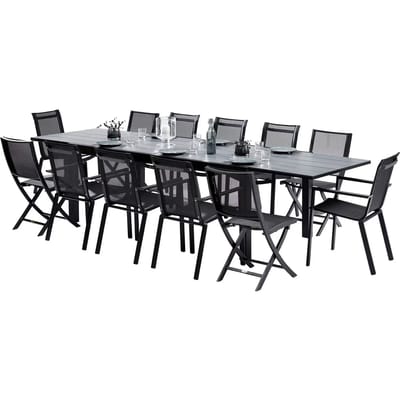 Tuinmeubelset Wilsa Garden HPL Star T8/12+F8+C4