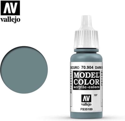 Vallejo Hobbyverf Acrylverf - 70904 Model Color Dark Blue Grey - Acryl Verf flesje - 17 ml