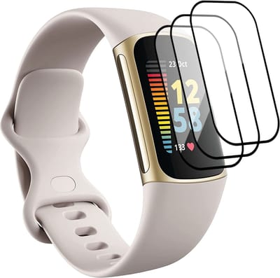 Screenprotector geschikt voor Fitbit Charge 5 - Transparant - 3x