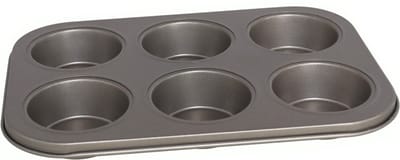 Gerimport - Muffins/cupcakes maken bakvorm/blik voor 6x stuks 26 x 18 cm