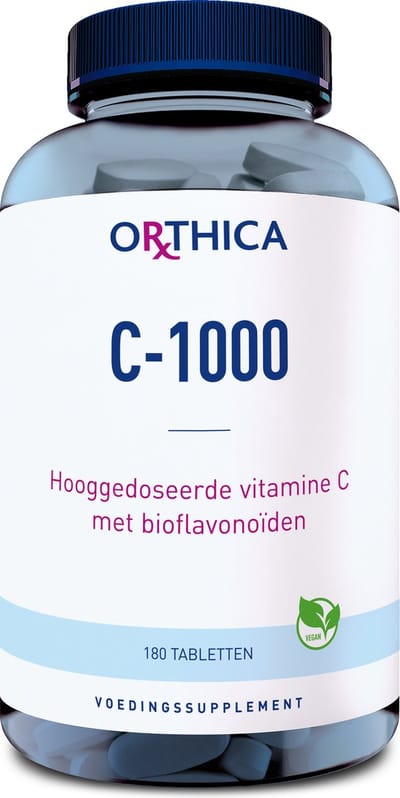 Orthica C-1000 - hoge dosering vitamine C - 180 tabletten