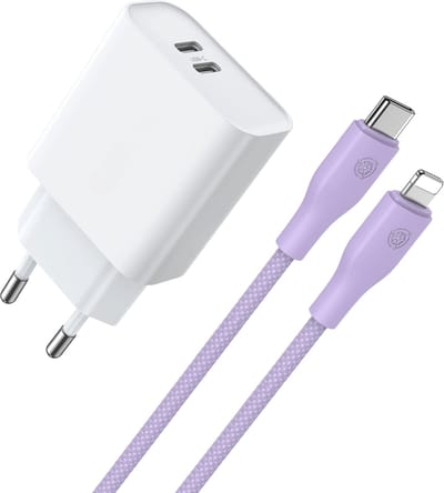 Snellader geschikt voor iPad Air 1 / iPad Air 2 / iPad 2017 / iPad 2018 / iPad 10.2 2019 / iPad 10.2 2020 - Oplader geschikt voor iPad - Usb-C Stekker