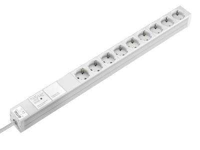 Rittal 9-Uitgangen PDU Met Overspanningsbeveiliging En EMI Filter (Europese Stekkerdoos) - 7240330