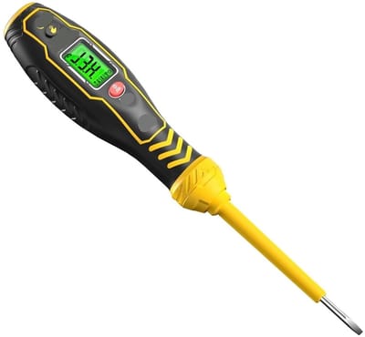 Spannings tester - Testpen Voltmeter - Elektrische diagnose - Contactloos meten - 11-450V - Geel