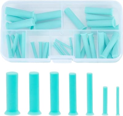 Thijox - 35 Stuks 7 Maten Gatenmaker voor Hars Sieraden Maken - Siliconen Hars Mallen zonder Boren - Gaten Gereedschap voor Armband Oorbellen - DIY Am