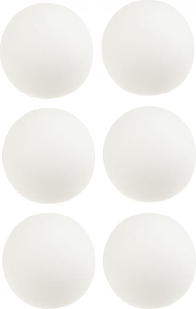Merkloos Pingpong Balletjes Wit - Ø 4 cm - 6 stuks