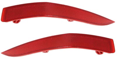 Dailygoods- Achterbumper Reflector - Rode Lens - 1 Paar - Compatibel met BMW X1 F48 - Reflectoren - Reflector Fiets
