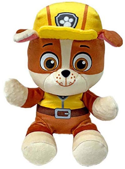 Ty Paw Patrol pluche knuffel Rubble 15cm - Beanie Boo hond.