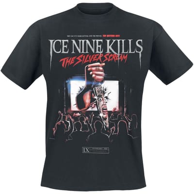 Ice Nine Kills T-shirt - Silver Screen - S tot 4XL - voor Mannen - zwart