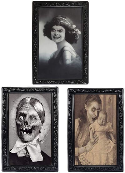 Allecto - TRIXES 3D Lenticular Halloween Foto Frames - Spooky Wanddecoratie voor Feesten