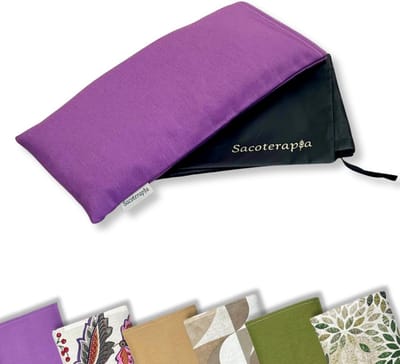 Warmtekussen Magnetron 30x15 cm - Natuurlijk Kruidenkussen met Tarwe, Lavendel en Rozemarijn voor Warmte en Koude Therapie
