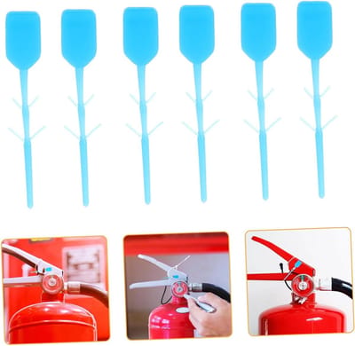 Brandblusser Zegels - Veiligheidsafdichtingen - Veiligheid Apparatuur - Levendige Kleuren - 200 Stuks - Blauw