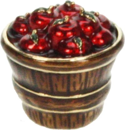 Doosje Appels in emmer Ø3x4cm
