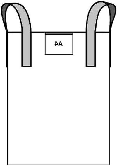Grote Afvalzak - Transportzak - Tuinafval Verwerken - Versterkt Buisweefsel - 90x90x120 cm - Wit
