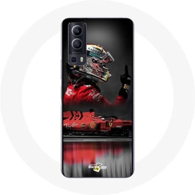 Vivo Y72 Formule 1 Case Sebastian Vettel F1 Autocoureur Rood rood
