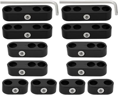 Dailygoods- Ontstekingskabelseparator 12 Stuks - 7MM/8MM Separator - Houder - Deler - Looms - Warmtebescherming - Ontstekingskabels