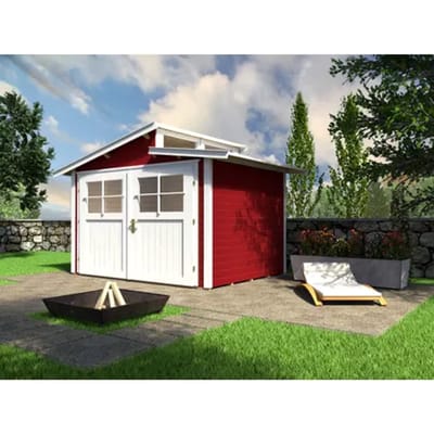 Weka Tuinhuis 226 - Rood - 252x235cm