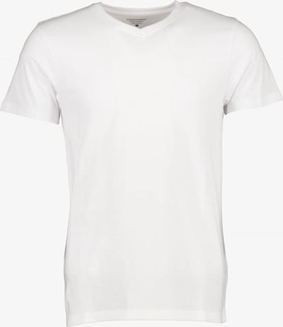 Unsigned heren T-shirt wit katoen V-hals - Maat L