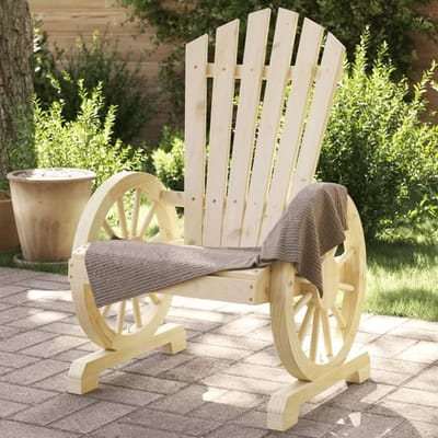 Adirondack tuinstoelen - Balkonstoel Terrasstoel - Buiten Ontspannen - Ergonomisch Ontwerp - 2 stuks - Houtkleur