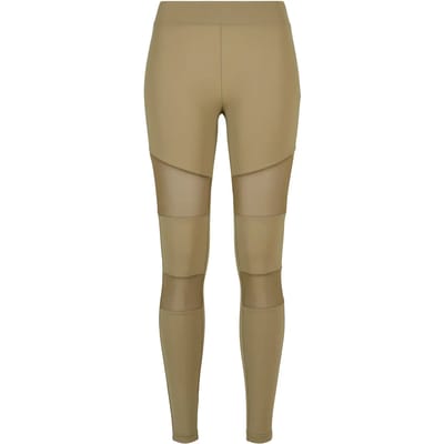 Urban Classics - Tech Mesh Sportlegging - XS - Groen