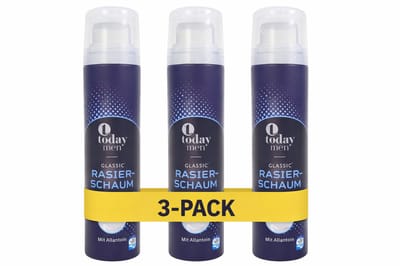 Today Men Scheerschuim Classic – 3-Pack (3 × 300 ml)