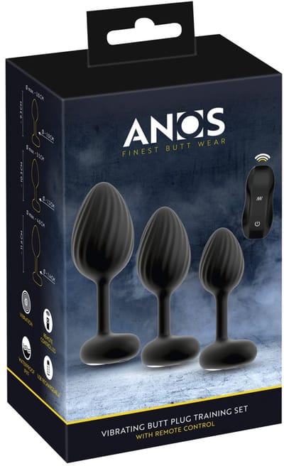 Anos Vibrating Butt Plug Train