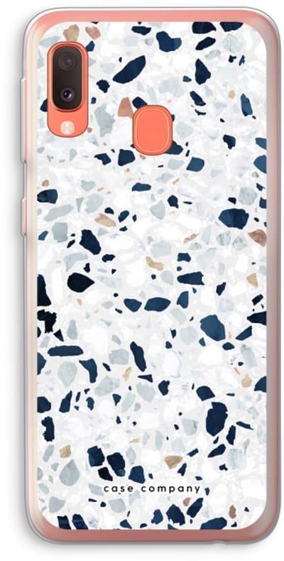 Case Company® - Hoesje geschikt voor Samsung Galaxy A20e hoesje - Terrazzo N°1 - Soft Cover Telefoonhoesje - Bescherming aan alle Kanten en Schermrand