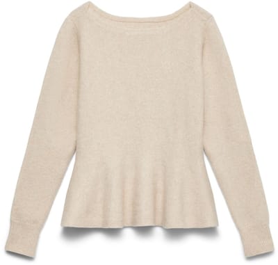 VERO MODA - VMGRACE LS BOATNECK PULLOVER EXC - Dames - Gebreide truien