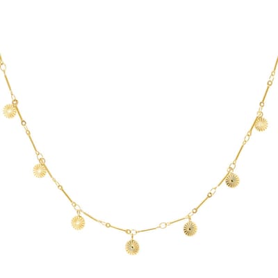Bijoutheek Collier Munten Goud