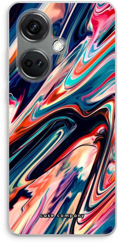 Case Company® - Hoesje geschikt voor OnePlus Nord CE 3 hoesje - Quantum Being - Soft Cover Telefoonhoesje - Bescherming aan alle Kanten en Schermrand