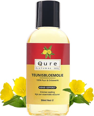 Teunisbloemolie 50ml | 100% Puur & Onbewerkt | Evening Primrose | Food-Grade Kwaliteit Teunisbloemolie voor huid, haar en lichaam