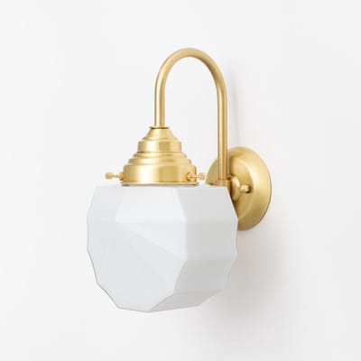 Wandlamp Johanna Meander Messing - Art Deco Trade