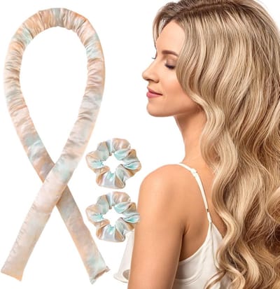 Heatless Krulset 3-Delig: Satijnen Haarkrullers zonder Hitte voor Lang Haar – Zachte Overnight Styling