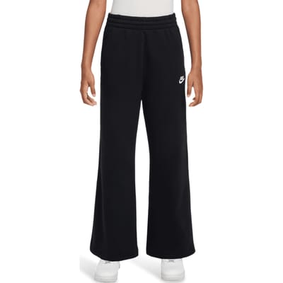 Nike fleece Broeken Kinder - Zwart - Maat 128 - 137 CM - Katoen Jersey