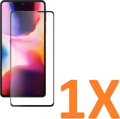 Screenprotector Glas - Full Coverage Tempered Glass Screen Protector [volledige dekking] Geschikt voor: Motorola Moto Edge 30 Pro  - 1x