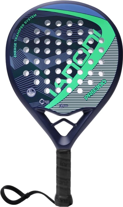 IANONI PR8300 Padel Racket – Carbon Fiber 3-Layer – Power & Controle – Anti-Slip Grip – Unisex – Inclusief Polsband