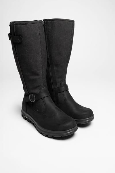 PULJA LADY ES Zwarte Winterlaarzen Dames
