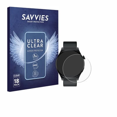 Savvies - Screenprotector voor Infinix XWATCH XW3E - Folie Beschermfolie transparant 18 Stuks