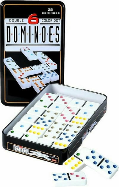 Domino spel Dubbel 6 - 28 stenen - Domino stenen