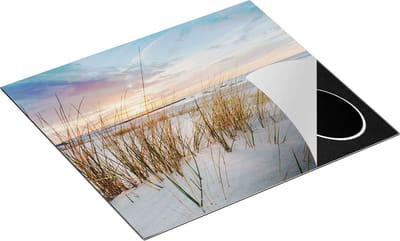 Chefcare Inductie Beschermer Strand en Zee vanuit Duinen - 60x50 cm - Afdekplaat Inductie - Kookplaat Beschermer - Inductie Mat