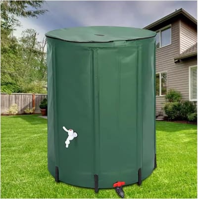 Opvouwbare Regenton - Draagbare Watertank - Water Opslaan - Duurzame PVC-gaasstructuur - 500 Liter - Groen
