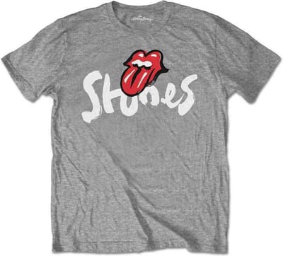 The Rolling Stones - No Filter Brush Strokes Heren T-shirt - S - Grijs