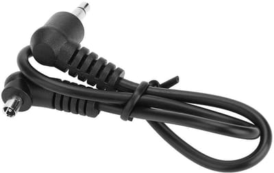 Dailygoods- Synchronkabel Hoogwaardig Kunststof - 3,5 Mm Jackplug - Male Flash PC - Flitssynchronisatie - Lichtgewicht - Schroefvergrendeling - Flitskabel